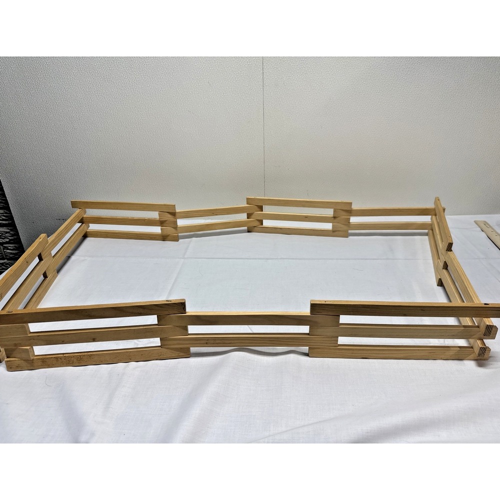 Breyer Accessories Folding Wooden Corral Folding Fence 8 foot long horse fencing